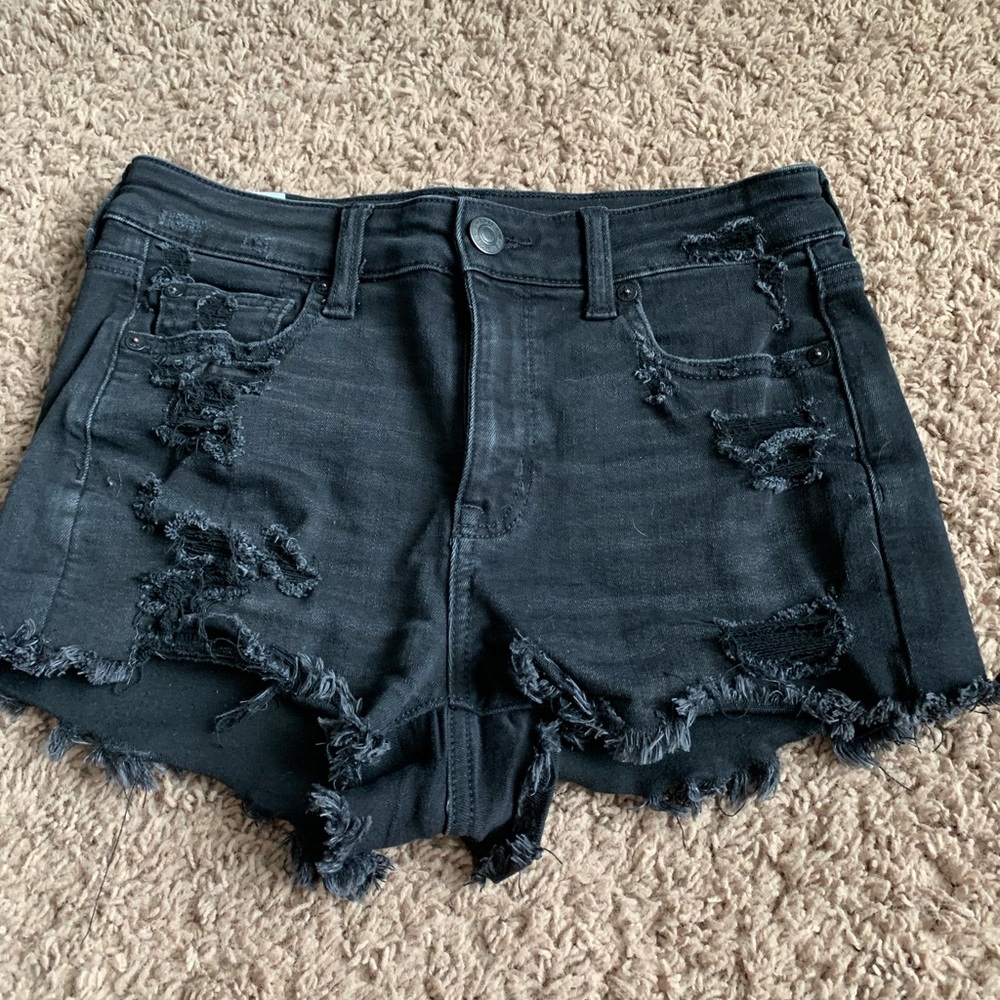 American Eagle Black Shorts